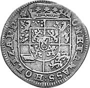 Germany 2 Albus 1683 CB KM# 10 Nassau-Holzappel-Schaumburg / Principality / Regular Coinage coin obverse