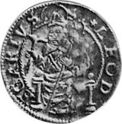 Germany 2 Batzen (Doppelbätzner) 1624 KM# 15 Murbach and Lüders / Abbey / Regular Coinage coin reverse