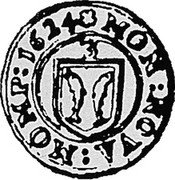 Germany 3 Kreuzer (Groschen) 16Z4 KM# 9 Mömpelgart / Countship / Regular Coinage coin reverse