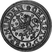 Germany 3 Pfennig (Dreier) ND KM# 1 Minden / Bishopric / Standard Coinage coin obverse