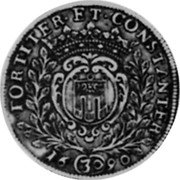 Germany 30 Kreuzer (1/2 Gulden) 1690 KM# 75 Montfort / Countship / Standard Coinage coin reverse