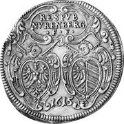 Germany 30 Kreuzer (1/2 Reichsgulden) 1615 KM# 18 Nürnberg / Free Imperial City / Regular Coinage coin obverse