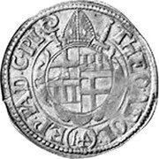 Germany 1/14 Thaler (2 Fürstengroschen) 1656 KM# 81 Paderborn / Bishopric / Regular Coinage coin obverse