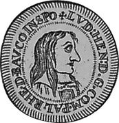 Germany 15 Kreuzer (1/4 Gulden) 1661 KM# 5 Pfalz-Simmern / Palatine Countship / Regular Coinage coin obverse