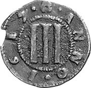 Germany 3 Pfennig (Dreier) KM# 304 Paderborn / Cathedral Chapter / Regular Coinage coin reverse