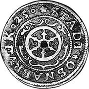Germany 5 Pfennig (Stüber) (16)25 MB# 91 Osnabrück / City / Regular Coinage coin obverse Germany 5 Pfennig (Stüber) (16)25 MB# 91 Osnabrück / City / Regular Coinage coin obverse