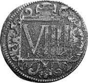 Germany 9 Pfennig 1606 EK KM# 19 Osnabrück / Cathedral Chapter / Regular Coinage coin reverse