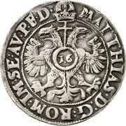 Germany 16 Schilling (1/2 Thaler) 1619 (h) KM# 98 Hamburg / Free City / Regular Coinage coin obverse