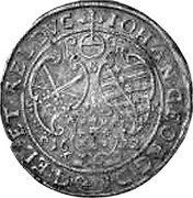 Germany 40 Groschen (2 Guldentaler) 1622 S XF sold app. $15,750 in 05.2003 Hess-Divo auction. KM# 14 Henneberg / Countship / Regular Coinage coin obverse