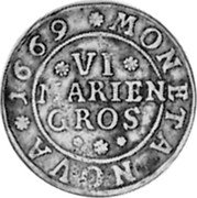 Germany 6 Mariengroschen 1669 (m) KM# 73 Hameln / City / Regular Coinage coin reverse