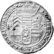 Germany 60 Kreuzer (2/3 Thaler) 1672 MG KM# 71.4 Hanau-Lichtenberg / Countship / Regular Coinage coin reverse