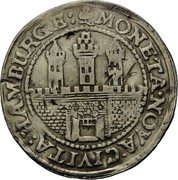 Germany 8 Schilling (1/2 Mark) 1668 (k) KM# 232 Hamburg / Free City / Regular Coinage coin obverse