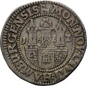 Germany 8 Schilling (1/4 Thaler) 1622 (i) KM# 117 Hamburg / Free City / Regular Coinage coin obverse