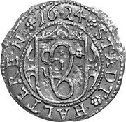Germany 9 Pfennig 1624 KM# 3 Haltern / Provincial Town / Regular Coinage coin obverse
