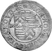 Germany Teston (6 Batzen) 16ZZ KM# 48 Hanau-Münzenberg / Countship / Regular Coinage coin reverse Germany Teston (6 Batzen) 16ZZ KM# 48 Hanau-Münzenberg / Countship / Regular Coinage coin reverse