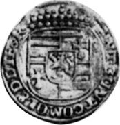 Germany 1/18 Thaler 1660 (d) KM# 58 Jever / Lordship / Regular Coinage coin obverse