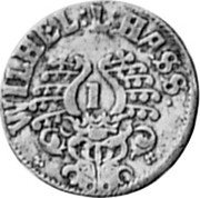 Germany 1/32 Thaler (Albus) 1633 TS KM# 106 Landgraviate / Regular Coinage coin obverse Germany 1/32 Thaler (Albus) 1633 TS KM# 106 Landgraviate / Regular Coinage coin obverse