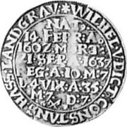 Germany 1/8 Thaler 1637 GK KM# 171 Landgraviate / Regular Coinage coin obverse Germany 1/8 Thaler 1637 GK KM# 171 Landgraviate / Regular Coinage coin obverse