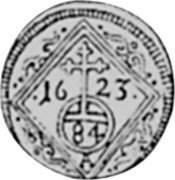 Germany 1/84 Thaler (3 Pfennig) 1623 A KM# 15 Hohenlohe-Neuenstein / Countship / Regular Coinage coin reverse