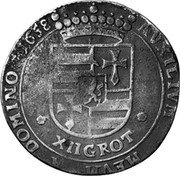 Germany 12 Grote (1/6 Thaler) 1658 KM# 41 Jever / Lordship / Regular Coinage coin reverse