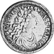 Germany 2 Albus (4 Kreuzer) 1693 IVF KM# 334 Landgraviate / Regular Coinage coin obverse
