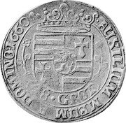 Germany 48 Grote 1660 KM# 60 Jever / Lordship / Regular Coinage coin reverse