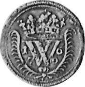 Germany Albus (12 Heller) 1670 IGB KM# 282 Landgraviate / Regular Coinage coin obverse Germany Albus (12 Heller) 1670 IGB KM# 282 Landgraviate / Regular Coinage coin obverse