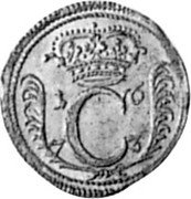 Germany Albus (12 Heller) 1673 KM# 295 Landgraviate / Regular Coinage coin obverse