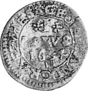 Germany Albus 1654 IS KM# 41.1 Hesse-Darmstadt / Landgraviate / Regular Coinage coin reverse Germany Albus 1654 IS KM# 41.1 Hesse-Darmstadt / Landgraviate / Regular Coinage coin reverse