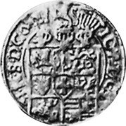 Germany 1/16 Thaler ND KM# 13.1 Lübeck / Bishopric / Regular Coinage coin obverse