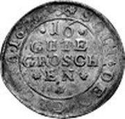 Germany 16 Gute Groschen (Gulden) 1676 KM# 27 Leiningen-Schaumburg-Kleeberg / Countship / Regular Coinage coin reverse
