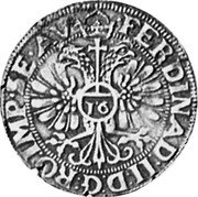Germany 16 Schilling (1/2 Thaler) 1626 (b) KM# 52 Lübeck / Free City / Regular Coinage coin reverse