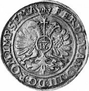 Germany 16 Schilling (1/2 Thaler) 1646 (c) KM# A81 Lübeck / Free City / Regular Coinage coin reverse