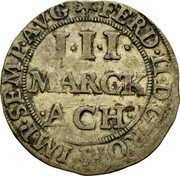 Germany 3 Marck (Ferdinand II) KM# 15 coin reverse