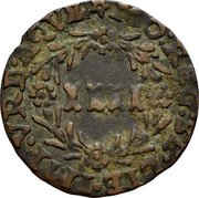 Germany 4 Heller 1614 KM# 5 Free City / Standard Coinage coin reverse