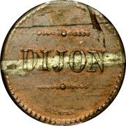 France 5 Centimes (Pattern of Delarue. Dijon) DIJON DELARUE coin obverse