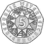 Austria 5 Euro 140th Anniversary of the Birth of Grete Wiesenthal 2025 In Sets REPUBLIK ÖSTERREICH 5 EURO coin obverse Austria 5 Euro 140th Anniversary of the Birth of Grete Wiesenthal 2025 In Sets REPUBLIK ÖSTERREICH 5 EURO coin obverse