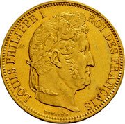 France 5 Francs (Louis-Philippe Pattern. Uniface) LOUIS PHILIPPE I ROI DES FRANÇAIS coin obverse France 5 Francs (Louis-Philippe Pattern. Uniface) LOUIS PHILIPPE I ROI DES FRANÇAIS coin obverse