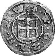 Germany 8 Heller 1676 DZ KM# 26 Leiningen-Schaumburg-Kleeberg / Countship / Regular Coinage coin obverse Germany 8 Heller 1676 DZ KM# 26 Leiningen-Schaumburg-Kleeberg / Countship / Regular Coinage coin obverse