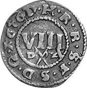 Germany 8 Heller 1676 DZ KM# 26 Leiningen-Schaumburg-Kleeberg / Countship / Regular Coinage coin reverse Germany 8 Heller 1676 DZ KM# 26 Leiningen-Schaumburg-Kleeberg / Countship / Regular Coinage coin reverse