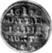 Germany Mattier (4 Pfennig) 1672 KM# 77 Lippe-Detmold / Countship / Regular Coinage coin reverse Germany Mattier (4 Pfennig) 1672 KM# 77 Lippe-Detmold / Countship / Regular Coinage coin reverse