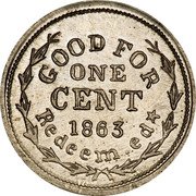 USA One Cent (Civil War Merchant Token. Frank L. Gay Bookseller Providence. Rhode Island) GOOD FOR ONE CENT REDEEM.ED coin reverse USA One Cent (Civil War Merchant Token. Frank L. Gay Bookseller Providence. Rhode Island) GOOD FOR ONE CENT REDEEM.ED coin reverse