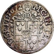 Germany 1/14 Thaler (2 Fürstengroschen) 1672 KM# 83 County / Lordship / Regular Coinage coin obverse