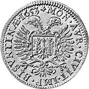 Germany 1/2 Pistolet 1653 KM# 43 Besancon Free City / Trade Coinage coin obverse