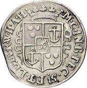 Germany 1/8 Thaler (Blamüser) 1671 KM# 85 County / Lordship / Regular Coinage coin obverse Germany 1/8 Thaler (Blamüser) 1671 KM# 85 County / Lordship / Regular Coinage coin obverse