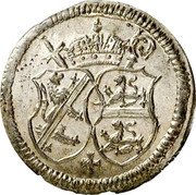 Germany 1/84 Thaler (3 Pfennig) 1684 KM# 75 Bamberg / Bishopric Regular Coinage coin obverse