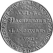 Germany 16 Batzen ND (1622) KM# B20 Baden-Durlach Line / Grand Duchy / Local Coinage coin reverse