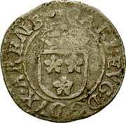 Germany 2 Albus 1676 NL KM# 5 Arenberg / Principality Regular Coinage coin obverse