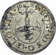 Germany 2 Kreuzer (1/2 Batzen) 1629 KM# 128.1 Electorate / Regular Coinage coin reverse