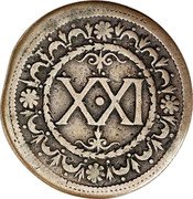 Germany 21 Heller (6 Pfennig) 1616 KM# 7 Bocholt Provincial Town / Regular Coinage coin reverse